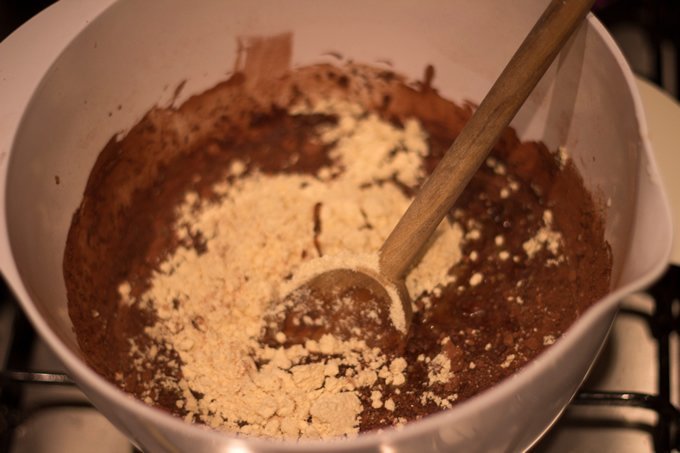 mixing bowl vegan brownies