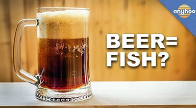 fish in beer