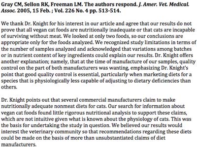 vegan-cat-study-response-letter